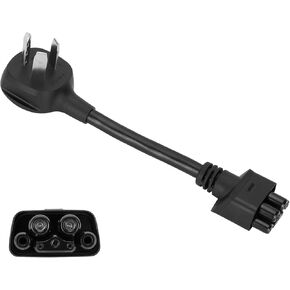 OSCAD NEMA 10-30 Adapter Compatible with Tesla Gen 2 Mobile Portable Charger, Mobile Charger to Work for 240/250V Outlet at 24 Amp,Compatible with Tesla Model 3/Y/X/S/Cybertruck(10-30 Length 11.5")