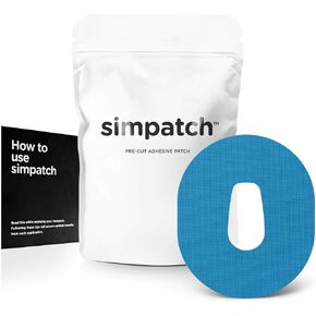 SIMPATCH – Dexcom G6 Adhesive Patch (25-Pack) – Waterproof Adhesive, CGM Patches (Beige)