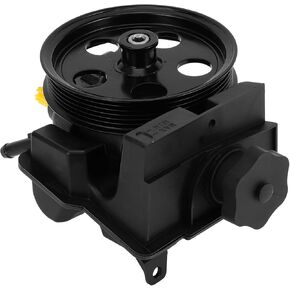 Power Steering Pump for Ford Focus 2.0L L4 2006-2011 for Ford Transit Connect 2.0L 2010-2011 Consistent No.6S4Z3A674A/7S4Z3A674A Power Assist Pump with Pulley and Reservoir 1 Pcs