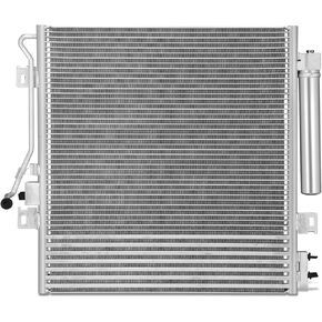 DNA MOTORING Aluminum Air Conditioning A/C Condenser Compatible with Jeep Liberty 2008-2012, CH3030232, OEM-CDS-3683