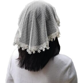 FANFAN Church Veil Headcovering for Women Headdpiece Veil