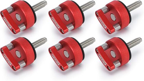 Hard Top Quick Removal Fastener Thumb Screw Integrated D Ring Bolts Compatible with Jeep Wrangler JK 2007-20018 JL 2018-2022 and Gladiator JT (RED) in Saudi Arabia