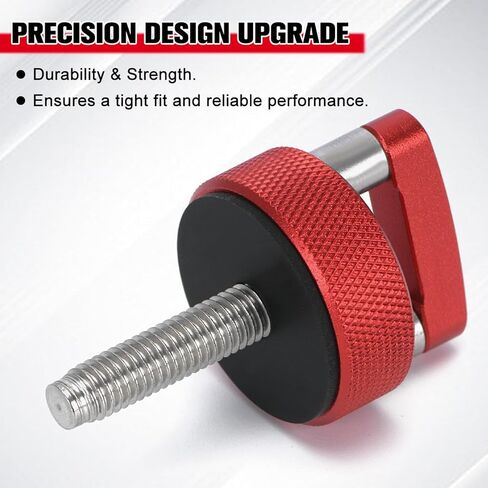 Hard Top Quick Removal Fastener Thumb Screw Integrated D Ring Bolts Compatible with Jeep Wrangler JK 2007-20018 JL 2018-2022 and Gladiator JT (RED) in Saudi Arabia