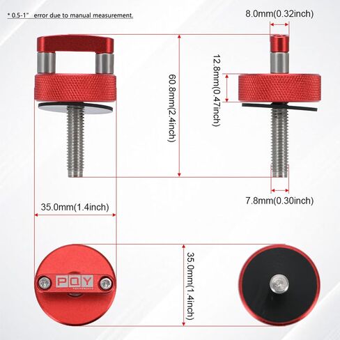Hard Top Quick Removal Fastener Thumb Screw Integrated D Ring Bolts Compatible with Jeep Wrangler JK 2007-20018 JL 2018-2022 and Gladiator JT (RED) in Saudi Arabia
