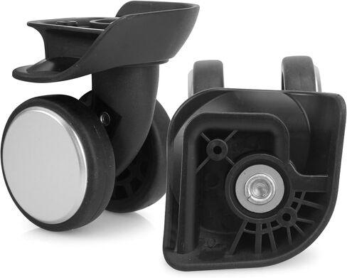2pcs Luggage Wheel Replacement, Suitcase Swivel Casters Plastic for DIY Repair, Spinner Wheels Mute 360 Degree Rotation, A159B in Saudi Arabia