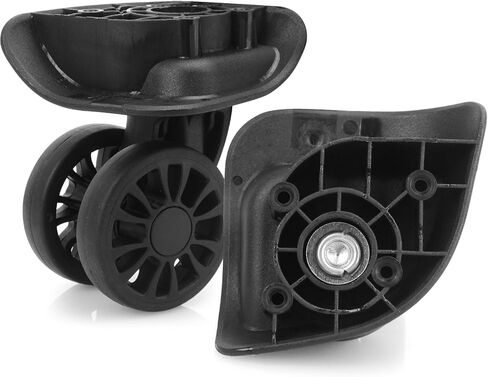 2pcs Luggage Wheel Replacement, Suitcase Swivel Casters Plastic for DIY Repair, Spinner Wheels Mute 360 Degree Rotation, A159B in Kuwait