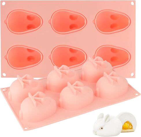 Nalchois Silicone Soap Molds, 6 Cavities Round with Flower Shape Silicone Molds for Homemade Craft Soap Mold, Chocolate Mold ＆ Ice Cube Tray, Non-Stick Easy Release BPA Free Mousse Cake Pan Purple in Saudi Arabia