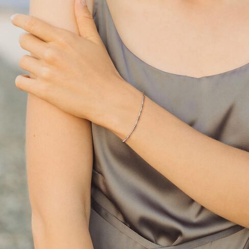 JoycuFF مورس كود أساور للنساء هدايا لأمها ابنة أختها أفضل صديق مضحك مجوهرات ملهمة قابل للتعديل الحرير مطرز التفاف سوار in Kuwait