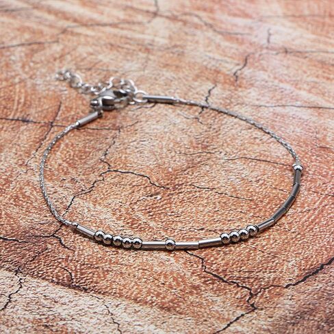 JoycuFF Morse Code Bracelets for Women Gifts for Her Mom Daughter Sister Best Friend Funny Inspirational Jewelry Adjustable Silk Beaded Wrap Bracelet in Kuwait