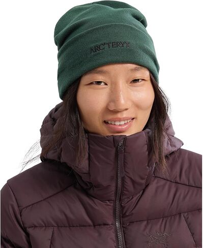 Arc'teryx كلمة القبعة | قبعة شتوية دافئة ومريحة | مصنوعة من البوليستر المعاد تدويره، قبعات صغيرة ناعمة ومريحة | متنوع القدرات in Kuwait