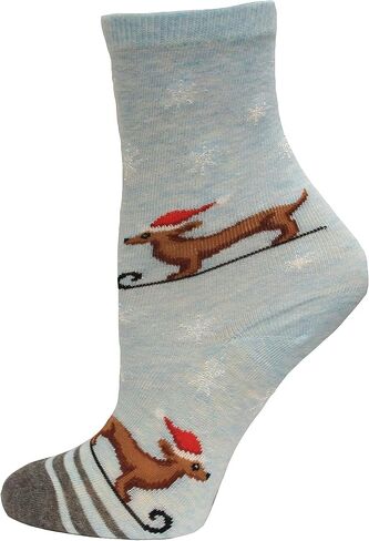 Hot Sox Kids' Fun Holiday Crew Socks-1 Pair Pack-Cool Festive Boys and Girls Gifts-Christmas and More in Saudi Arabia