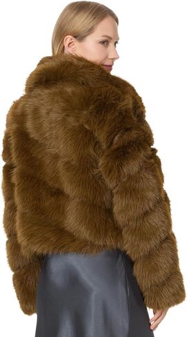 Avec Les Filles Women's Luxe Faux Fur Paneled Coat in Saudi Arabia