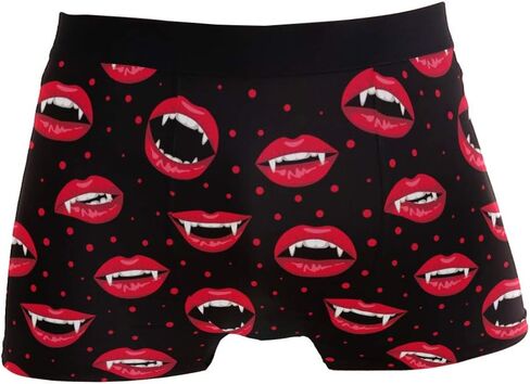 ZZKKO Valentine's Day Funny Moose Men's Underwear Boxer Briefs Breathable, Multi in Kuwait