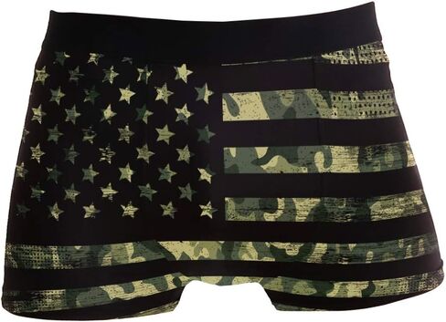 ZZKKO Valentine's Day Funny Moose Men's Underwear Boxer Briefs Breathable, Multi in Kuwait