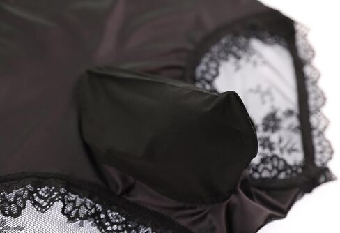 IPHREECO Femboy Sissy Pouch Panties for Mens Lace Hipster Panty Silk Bikini Briefs Underwear Lingerie Thongs G String in Kuwait