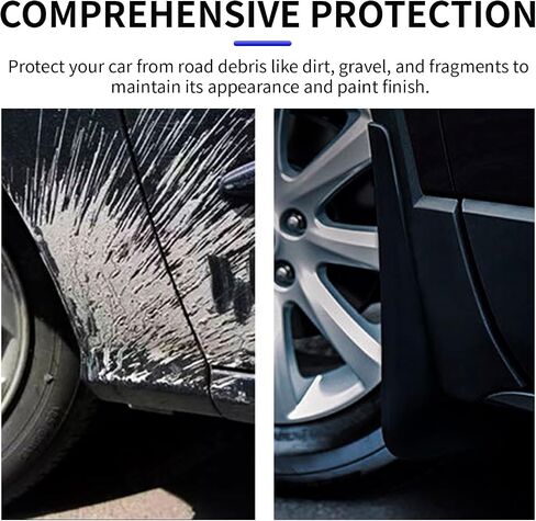 KELCSEECS Car Mud Flaps Fit for Honda CR-V 2017-2022 Mud Flaps, Front & Rear Mud Splash Guard Compatible with 2022-2017 CR-V Mudflap Fender Guards, 4 Pcs Mud Guard Kit Accessories Black in Saudi Arabia