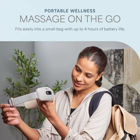 LifePro Portable FSA/HSA Eligible Eye Massager with Heat and Vibration-4 Soothing Modes for Compression Massage to Help Reduce Puffy and Dry Eyes-Rechargeable Heated Migraine Mask with Bluetooth Music in Saudi Arabia