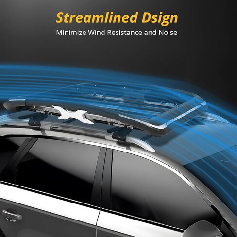 Roof Rack Basket, 63 x 37.8 Inch Heavy Duty Car Carriers Rooftop Basket, 165Lbs Capacity Cargo Rack for SUV Truck Cars in Kuwait