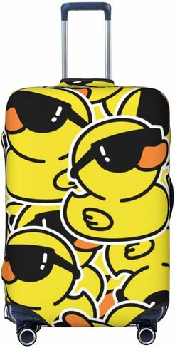Rubber Duck Sunglasses Elastic Travel Luggage Cover Travel Suitcase Protective Cover For Trunk Case Apply To 19''-32'' Suitcase Coverx-Large in Saudi Arabia