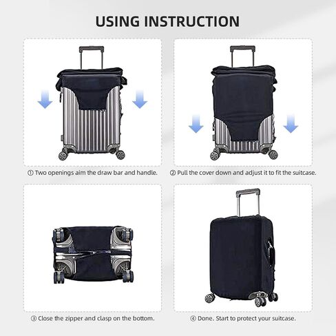 Rubber Duck Sunglasses Elastic Travel Luggage Cover Travel Suitcase Protective Cover For Trunk Case Apply To 19''-32'' Suitcase Coverx-Large in Saudi Arabia
