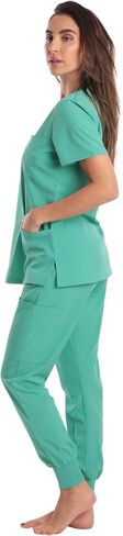 Just Love Women's V-Neck Scrub Set in Kuwait