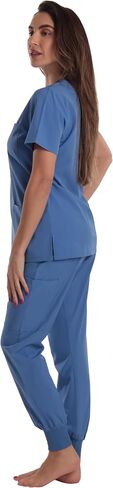 Just Love Women's V-Neck Scrub Set in Kuwait