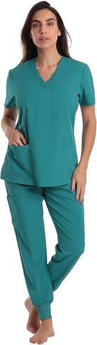 Just Love Women's V-Neck Scrub Set in Kuwait