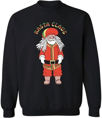 Rasta Claus - Ugly Christmas Sweater - Reggae - Funny Christmas Sweatshirt in Saudi Arabia