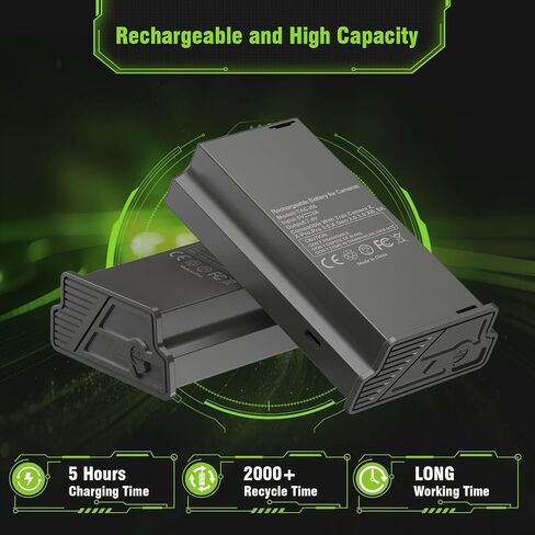 New Reveal Solar Charger Hunting Battery Pack 6000mAh Compatible with Trail Hunting Camera X, Gen 3.0, 2.0, X Pro 3.0, Pro, SK, XB, X, Trail & Game Camera Rechargeable Lipo Lithium Battery Pack in Kuwait