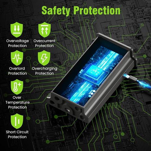 New Reveal Solar Charger Hunting Battery Pack 6000mAh Compatible with Trail Hunting Camera X, Gen 3.0, 2.0, X Pro 3.0, Pro, SK, XB, X, Trail & Game Camera Rechargeable Lipo Lithium Battery Pack in Kuwait