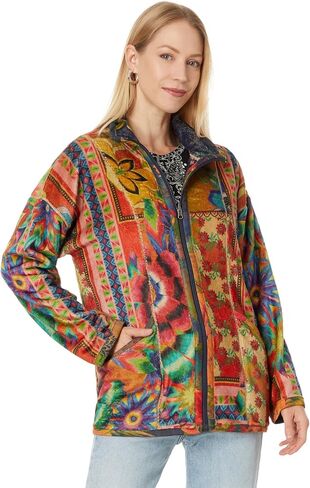 Johnny Was Women's Joan Zip Sherpa Jacket in Saudi Arabia