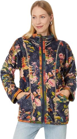 Johnny Was Women's Joan Zip Sherpa Jacket in Saudi Arabia