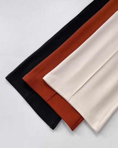 CHICME Work Pants for Women High Waist Straight Leg Work Pants Business Casual Trousers with Pockets in Saudi Arabia