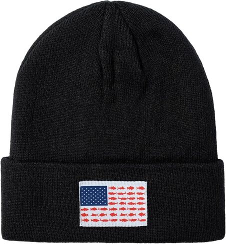 Fishing Beanie American Flag Beanies Skull Cap Winter USA Patriotic Knit Hats Fishing Gifts for Men Women in Saudi Arabia