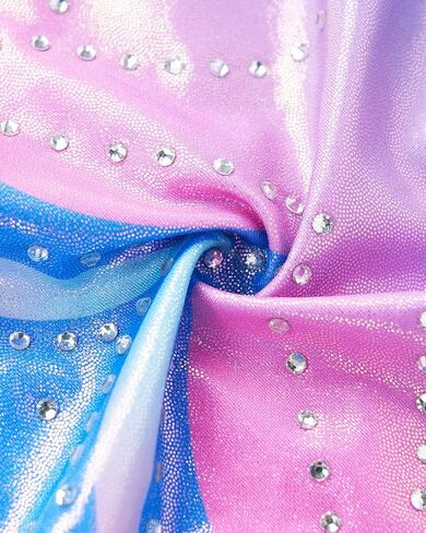 ملابس الجمباز للفتيات من Gogokids، ملابس باليه للرقص بأكمام قصيرة مكشكشة للأطفال الصغار، ملابس رياضية مع شورت in Kuwait