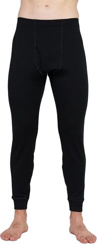 LAPASA Men's 100% Merino Wool Bottom Base Layer Thermoflux Lightweight & Midweight Thermal Underwear Pants Warm Long John in Kuwait