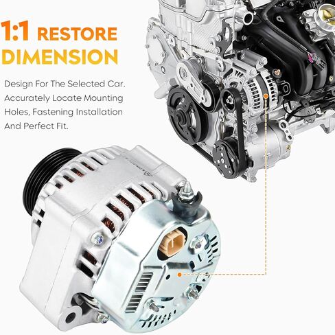 Alternator for CL 2.3 1998-1999, Honda Accord L4 2.3L 1998-2002, 31100-PAA-A01 AND0145 31100-PAA-L71 113571 101211-9990 102211-1010 400-52038 in Saudi Arabia