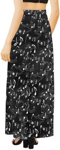 Hibiscus Women's High Waist Wide Leg Pants Almond Blossom Stretchy Pants Yellow Sunflowers Lounge Pant Trousers in Kuwait