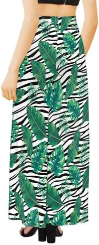Hibiscus Women's High Waist Wide Leg Pants Almond Blossom Stretchy Pants Yellow Sunflowers Lounge Pant Trousers in Kuwait