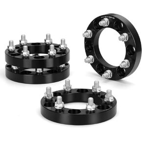 فواصل عجلات dynofit 2 بوصة 6x5.5 متوافقة مع Toyota 4Runner Tacoma FJ Cruiser، M12x1.5 صواميل العروة الممتدة، محور 108 مم، 6x139.7 6 فواصل مزورة لتندرا GX460 GX470 سيكويا فورتشنر