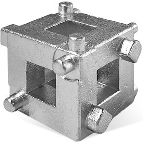 3/8" Disc Brake Piston Caliper Wind Back Cube Tool, Car Cube Brake Caliper Compression Tool, Universal Vehicle Rear Drive Disc Brake Piston Remover Adaptor, Car Accessories
