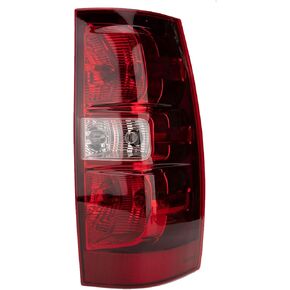 Tail Light Assembly Compatible With 2007-2014 Chevy Tahoe Suburban Left Driver Side Rear Brake Lamps With Bulb Inside And Wiring Harness Replaces# GM2800196 25862701 22837923