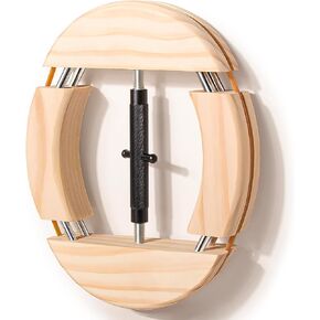 Upgraded 4 Way Hat Stretcher, Wooden Hat Stretcher for Fitted Hats, Stretched Size 6 7/8 to 8 1/2, Hat Stretcher Fits All Kind of Caps - Lever Principle, Heavy Duty Cowboy Hat Stretcher