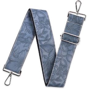 Hennaja Purse Straps Replacement Crossbody,Crochet Purse Strap for Handbags,Wide Shoulder Straps for Bags(5-Carved Pink)