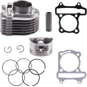 PRO BAT 57.4mm/2.25'' Bore Cylinder Kit with Piston for 4 Stroke GY6 150cc ATV 157QMJ Engine