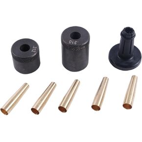 ZTUOAUMA 8PCS Fuel Injector Seal Installer Kit Dia 160 250 330 408 430 for Lisle 34720 Compatible with Ford GM Subaru Selected Engines Double Sealed Fuel Injectors