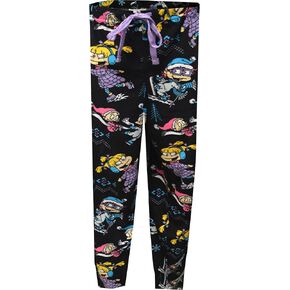 Rugrats Black Soot Pajama Sleep Jogger Pants - Large