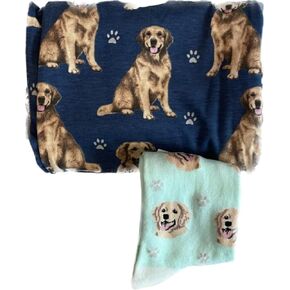Loungewear or Sleepwear Pants Golden Retriever Pajama Pants And Matching Golden Retriever Socks By E & S Pets Size XLarge