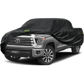 Waterproof Truck Cover Fit Toyota Tundra from 2021 to 2024 (Crew Max/Double Cab), 7 Layers Heavyduty Full Pickup Cover All Weather Protection.