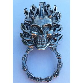 BIKER SUNGLASSES HOLDER PIN MOHAWK SKULL